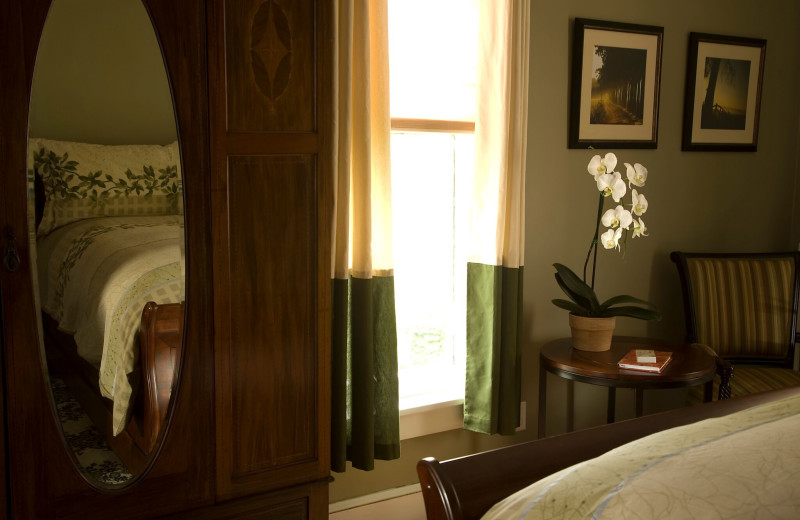 Guest room at Croff House Bed & Breakfast.