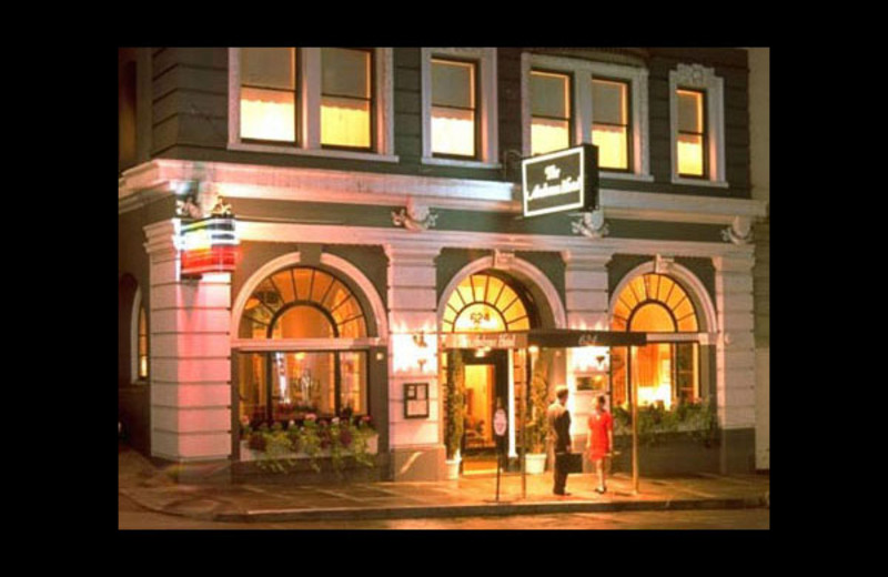 Exterior view of Andrews Hotel.