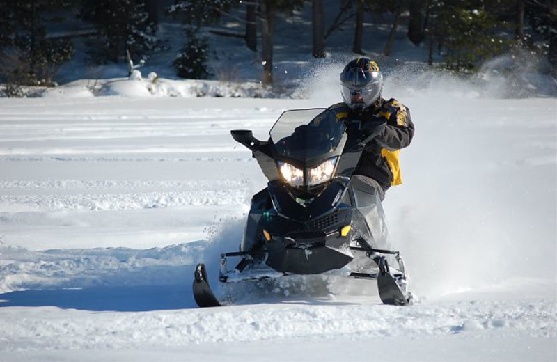 Snowmobiling at JW Marriott The Rosseau Muskoka Resort & Spa.