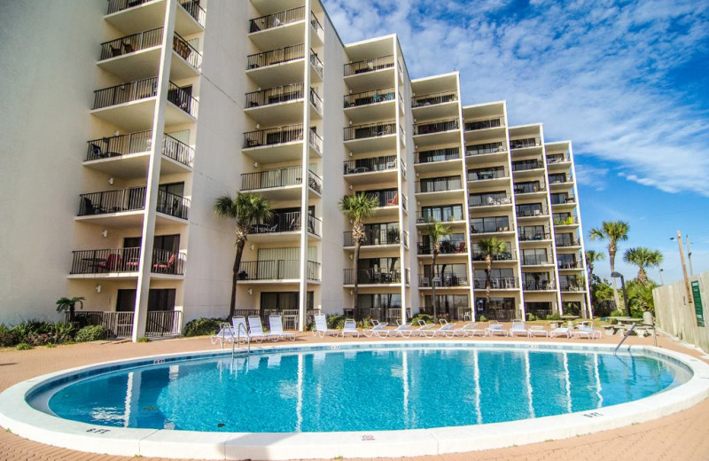 Outdoor pool at Royal American Hospitality.
