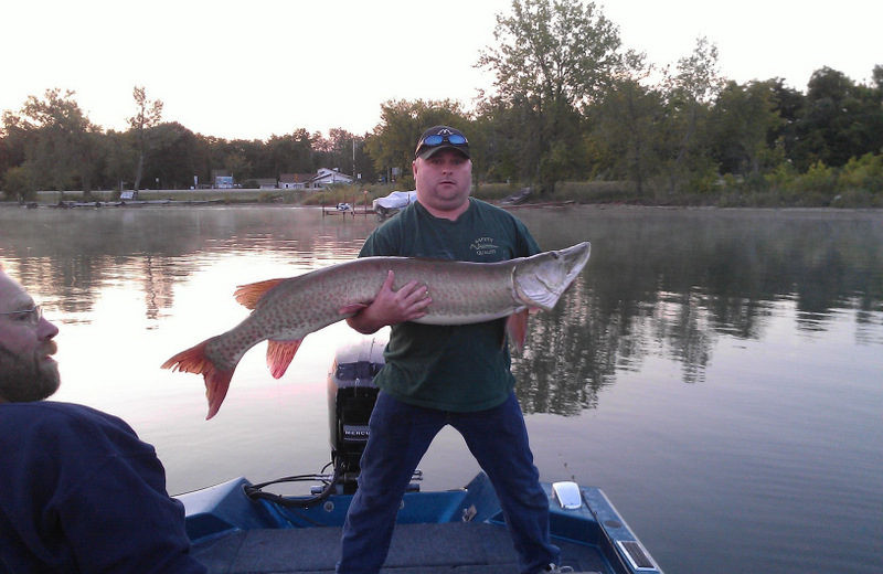 Fishing at Sunset Beach Resort.