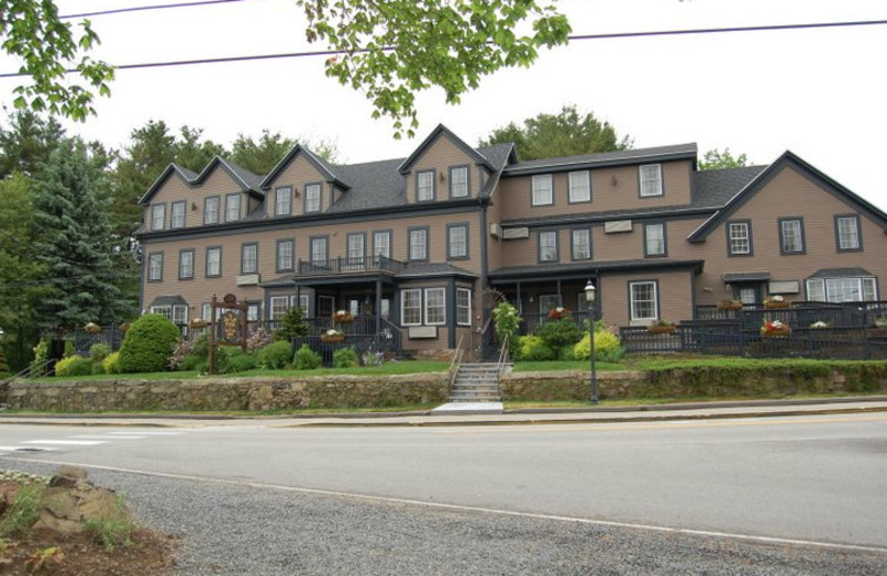 Exterior view of Sea Rose Suites.