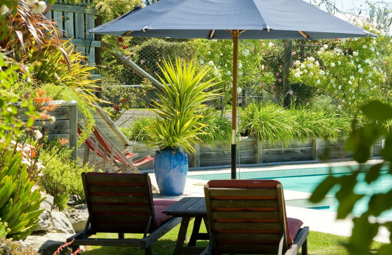 Outdoor pool at Bronte Lodge.