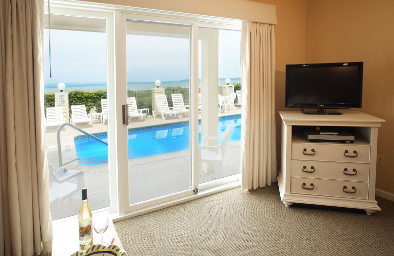 Pool view at Pointes North.