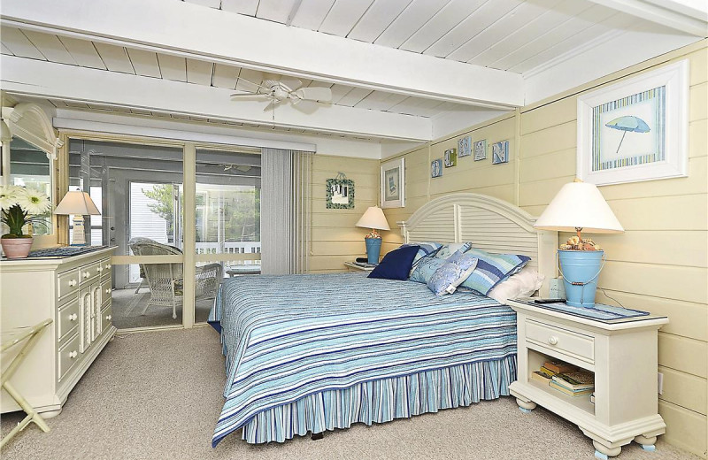 Rental bedroom at Long & Foster Vacation Rentals -Bethany Beach.