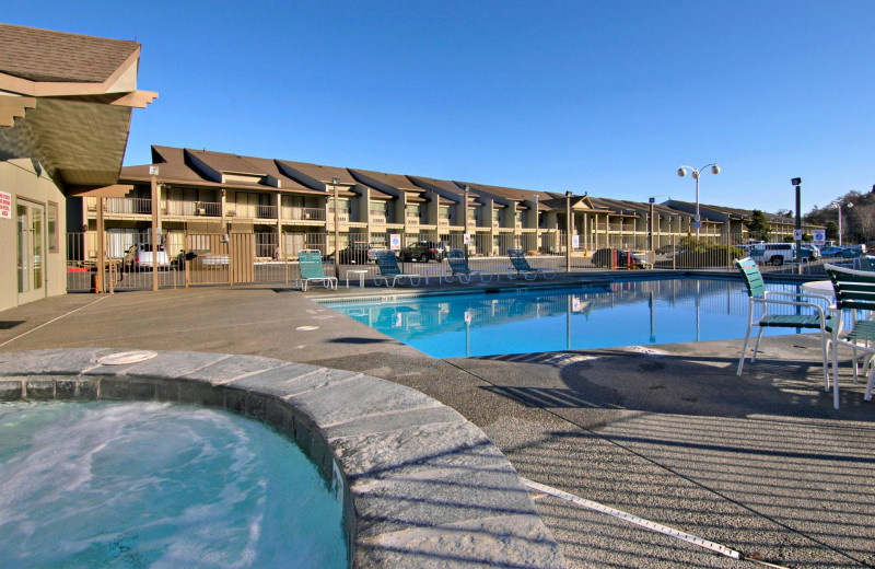 Outdoor pool at Red Lion Hotel.