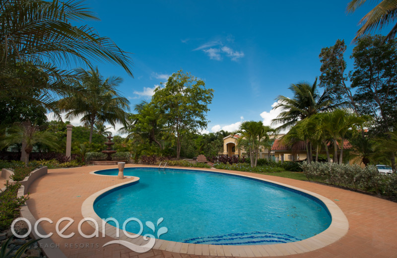 Vacation rental pool at Oceano Beach Resort.