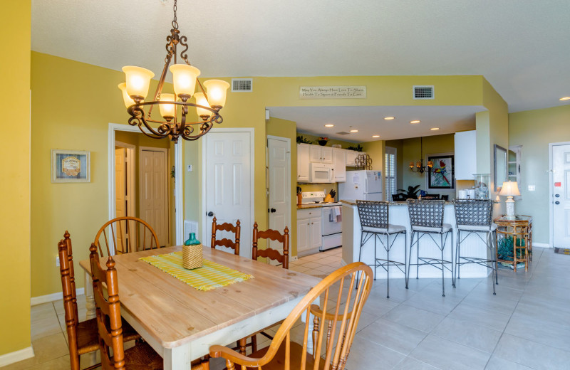 Rental kitchen at Harris Properties Management.