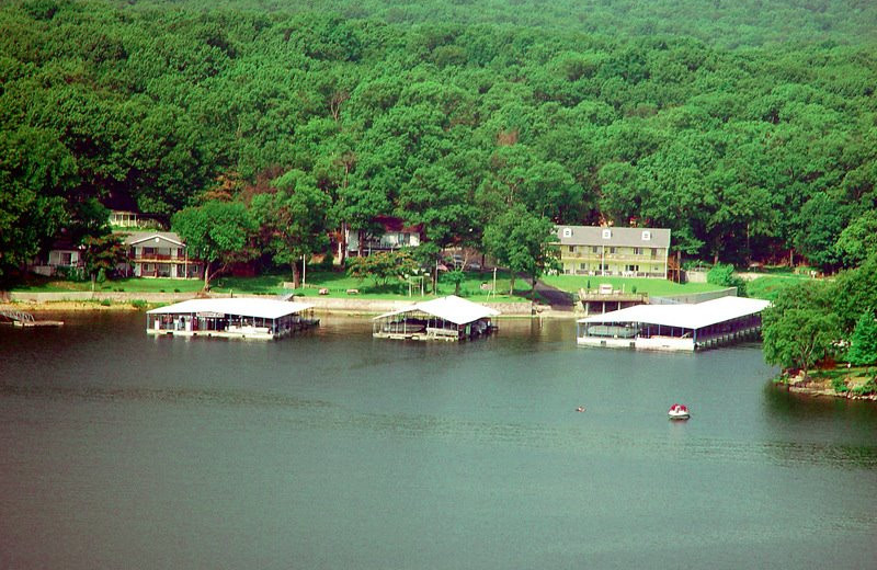 Exterior view of Paradise Cove Marine Resort.