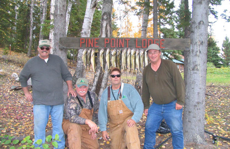 Fishing at Pine Point Lodge & Outposts.