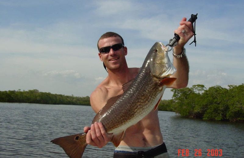 Fishing at Tri Power Resort Rentals.