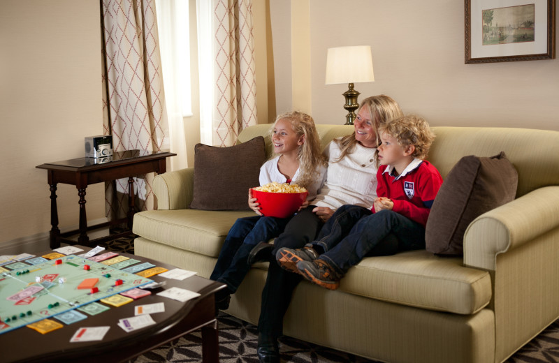 Family at Fairmont Le Manoir Richelieu.