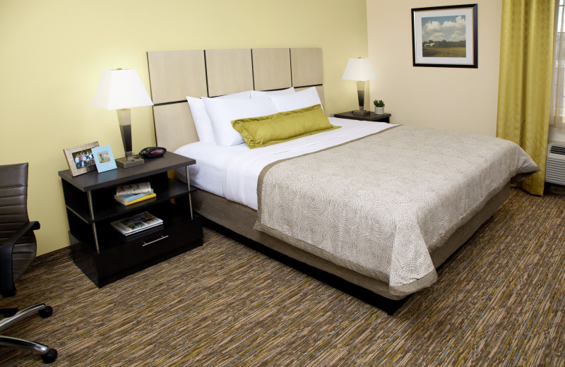 Guest room at Candlewood Suites DETROIT-ANN ARBOR.