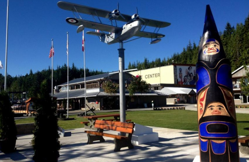 War Memorial Totem at Shearwater Resort & Marina.