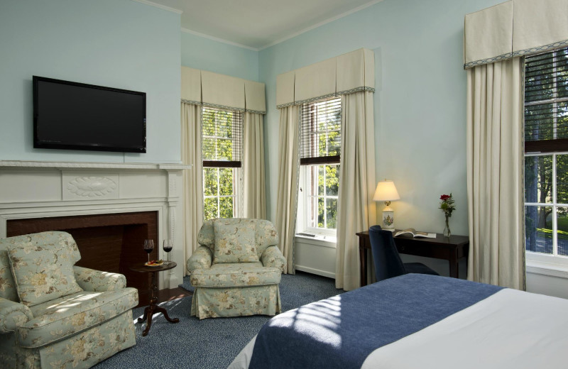 Guest room at The Cooper Inn.