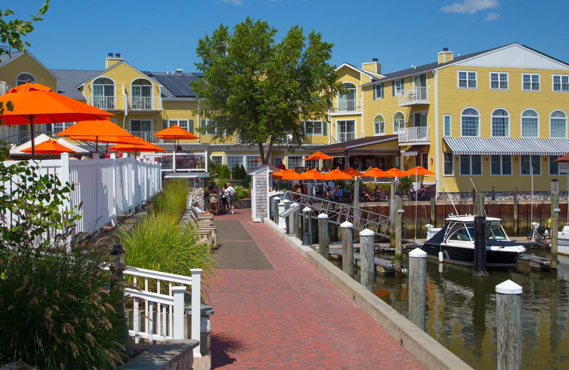 Exterior view of Saybrook Point Inn & Spa.