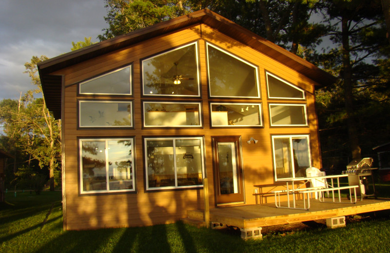 Cabin exterior at Gull Four Seasons Resort.