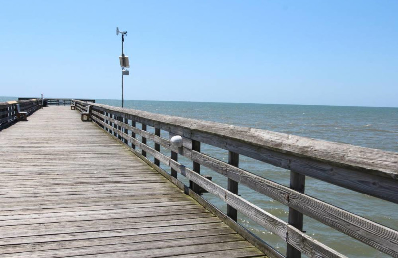 Fishing pier at Island Realty.