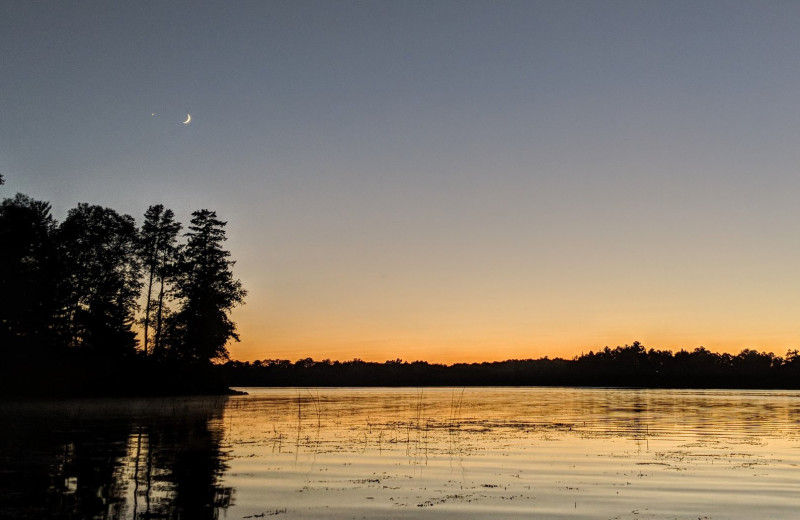 Sunset at Little Norway Resort.
