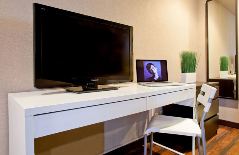 Flat Screen Television in Guest Room at Alura Inn