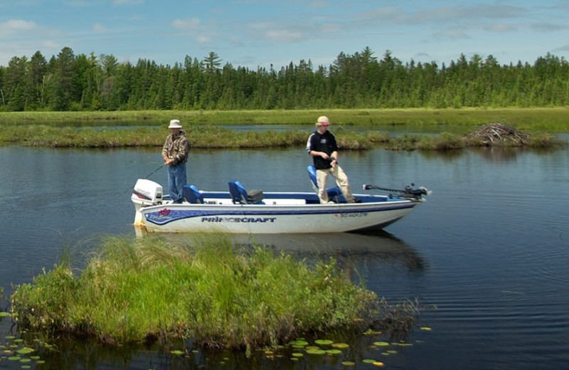 Fishing at Pitlik's Sand Beach Resort.
