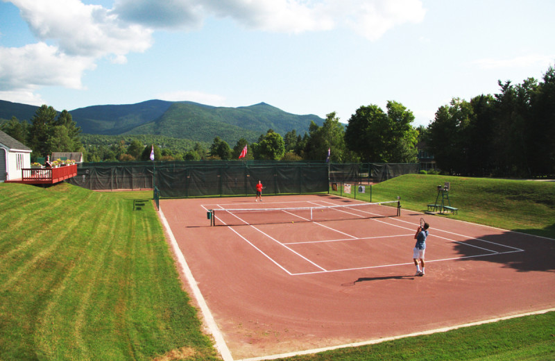 Tennis at The Golden Eagle Lodge.