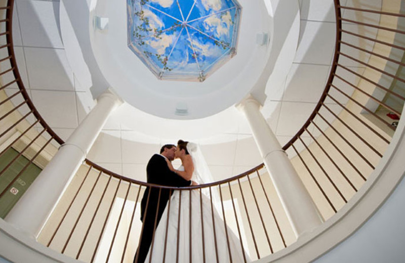Wedding couple at The Meadowmere Resort.