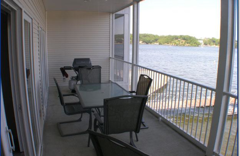 Balcony view at Robin's Resort.