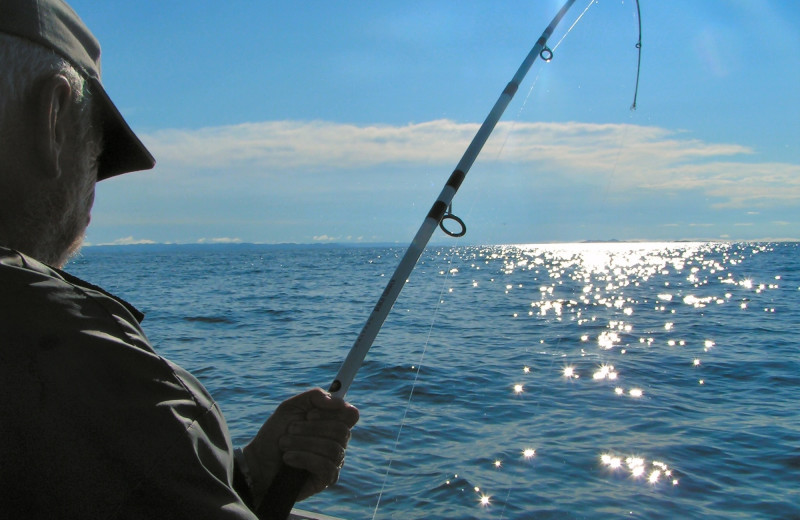 Fishing at Bender Realty Vacation Rentals.