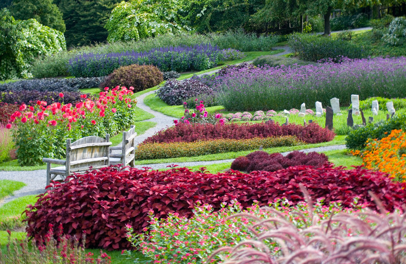 Garden at Mohonk Mountain House.