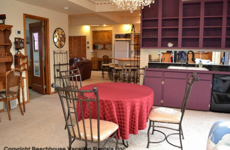 House interior at Beachhouse Vacation Rentals.