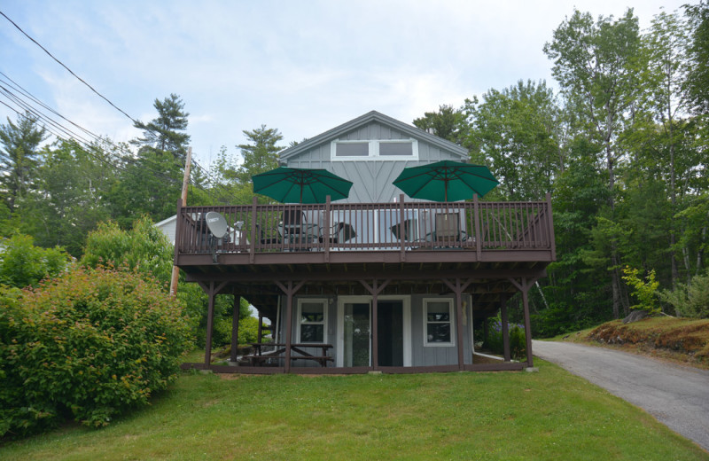 Cottage exterior at Channel Waterfront Cottages.