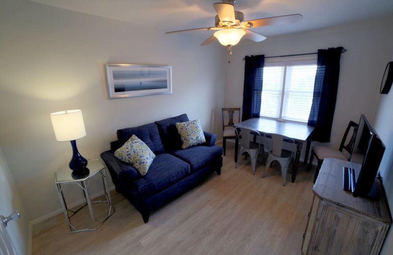 Guest living room at The South Winds.