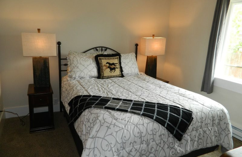 Rental bedroom at Brigadoon Vacation Rentals.