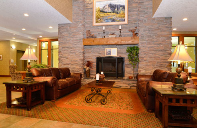 Lobby at Best Western Plus Fernie Mountain Lodge.
