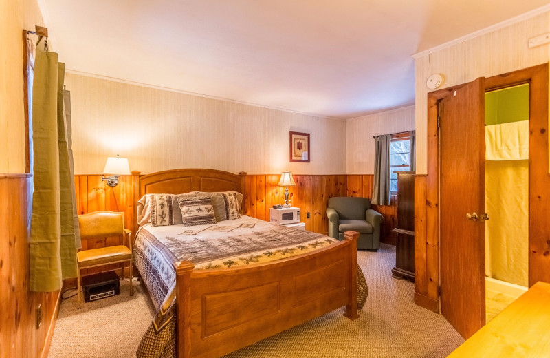 Guest room at ADK Trail Inn.