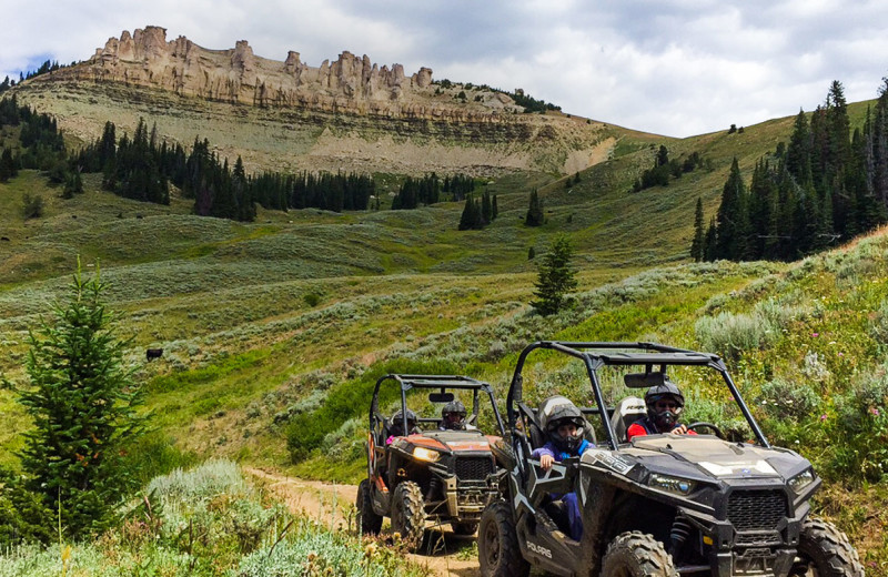 ATV at Wyoming High Country Lodge.