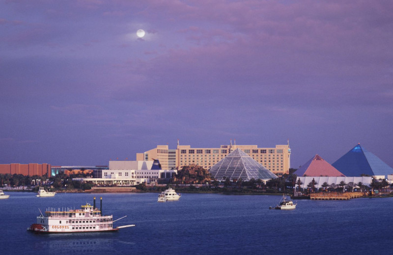 Exterior view of Moody Gardens Hotel.