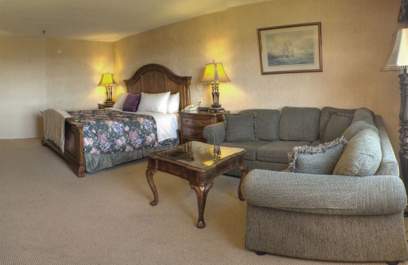 Guest room at Old Orchard Inn & Spa.