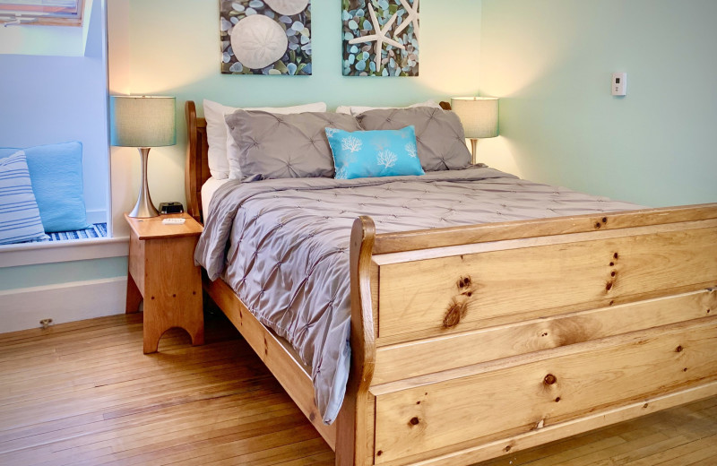 Guest room at Blue Harbor House Inn.