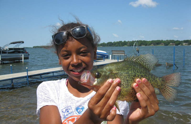 Fishing at Lake Reno Resort.