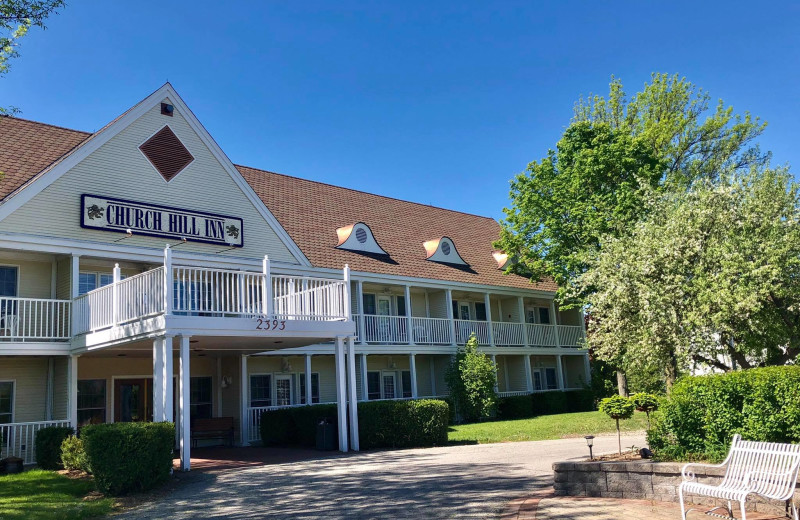 Exterior view of Church Hill Inn.