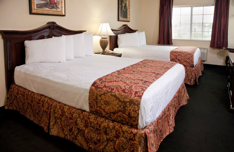 Two bed guest room at The Branson Stone Castle Hotel & Conference Center.