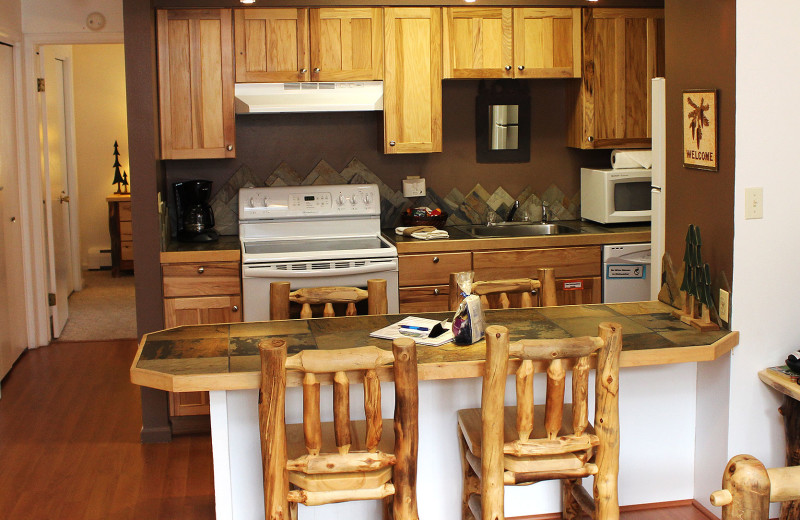 Guest kitchen at Fawn Valley Inn.