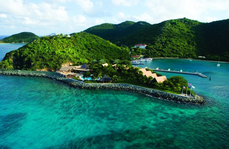 Exterior view of Peter Island Resort.