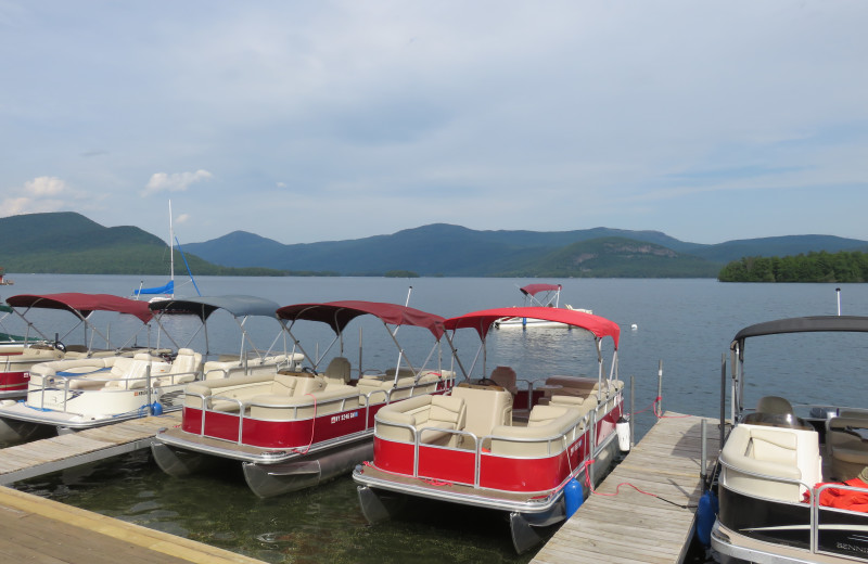 Pontoons at Contessa Resort.