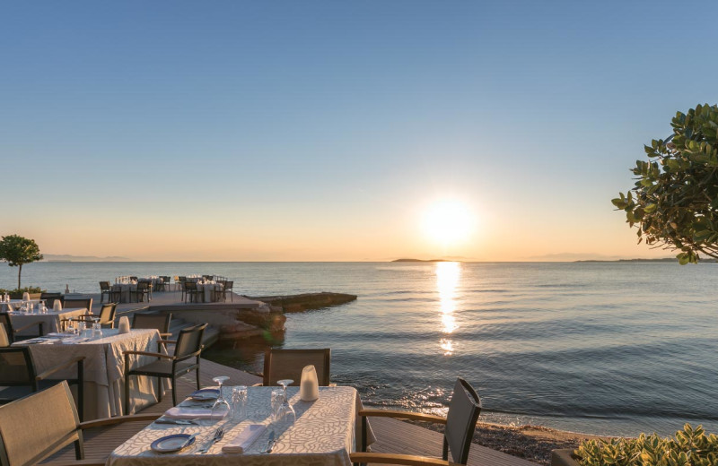 Patio at Divani Apollon Palace 