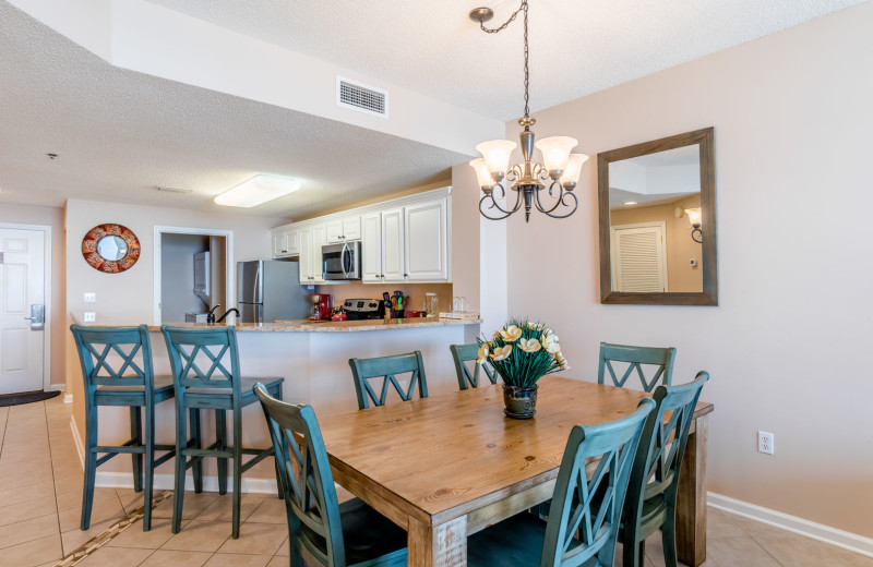 Rental kitchen at Harris Properties Management.