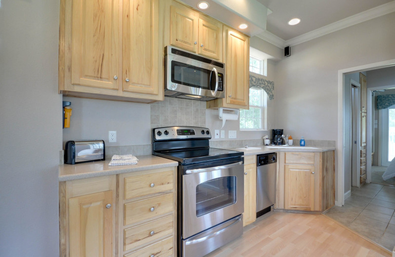 Cottage kitchen at Mill Creek Ranch Resort.