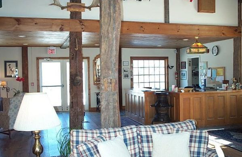 Lobby view at The Inn at Willow Pond.
